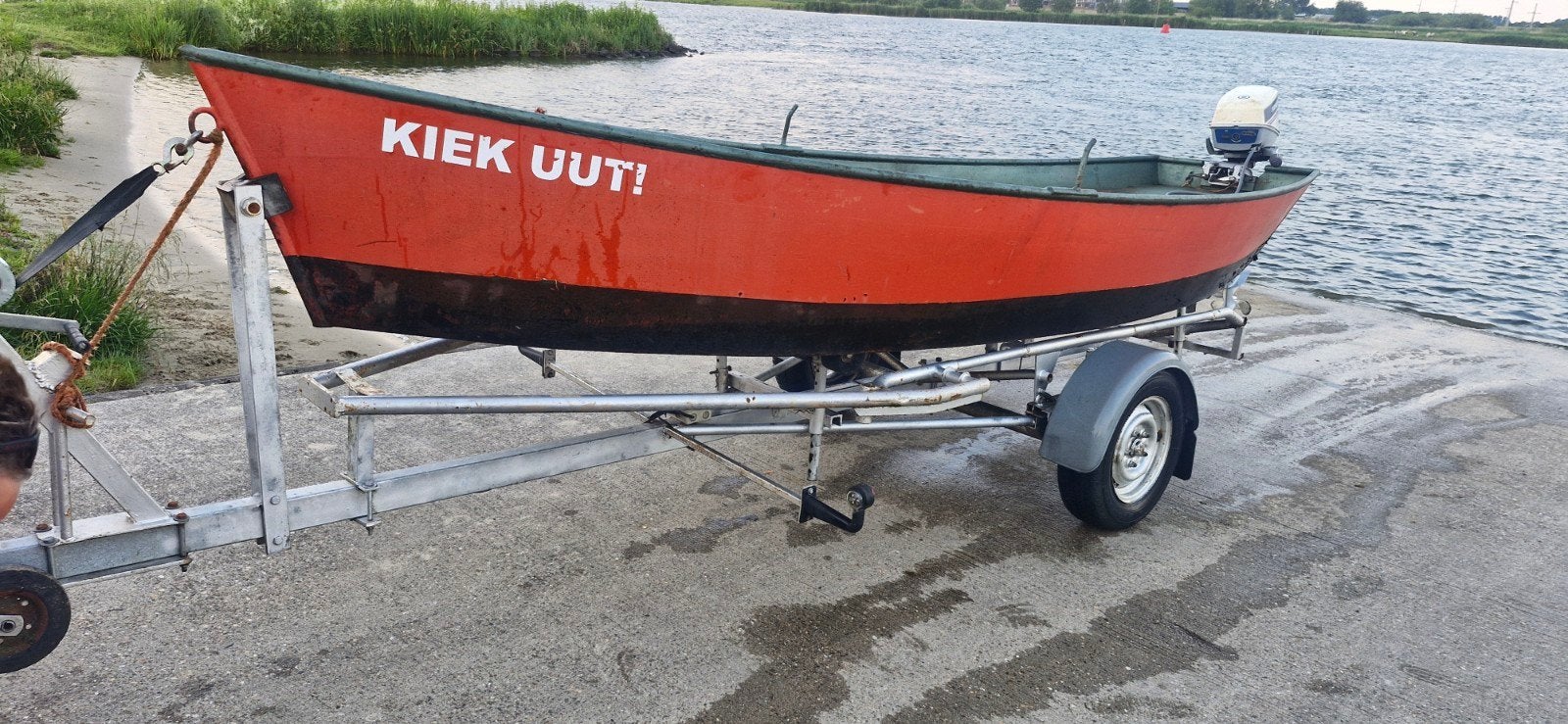 Ijzeren punter, Watersport en Boten, Ophalen, Gebruikt
