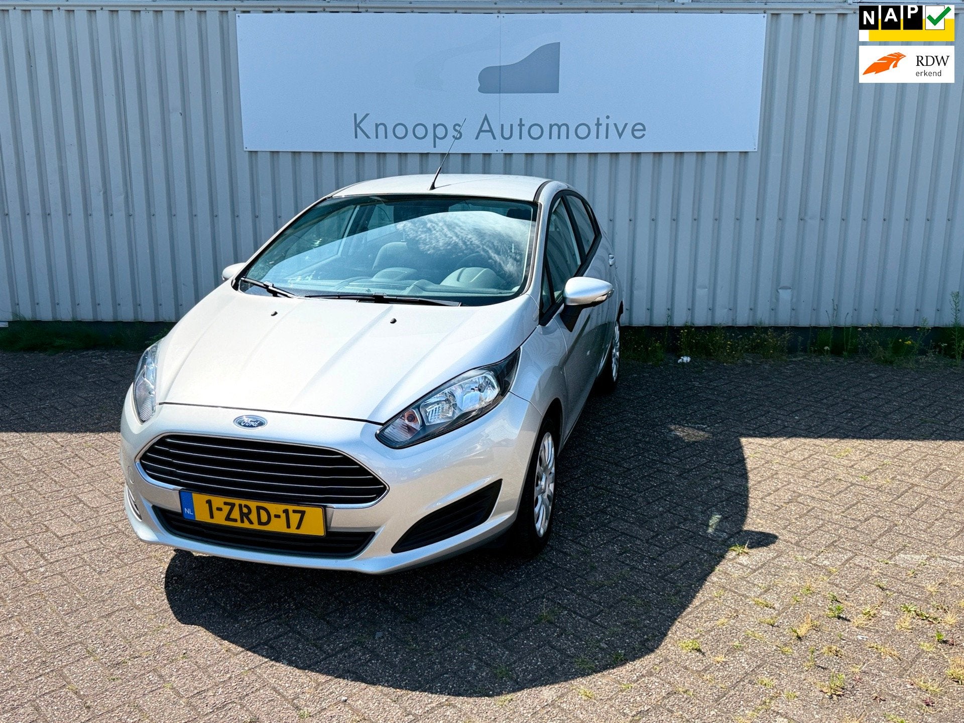 Ford Fiesta 1.0 Style 5drs Airco 39.000km slechts, Stof, Euro 6, 525 kg, 23 km/l