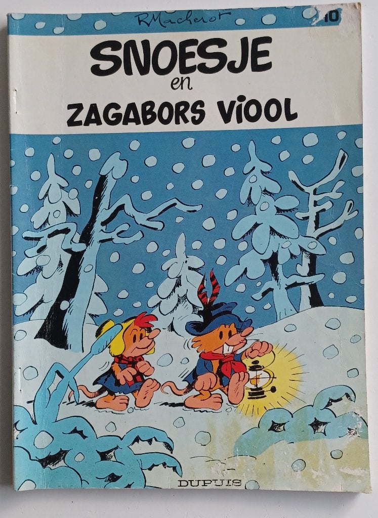 snoesje en zagabors viool stripboek, Boeken, Gelezen, R macherot, Eén stripboek, Ophalen of Verzenden