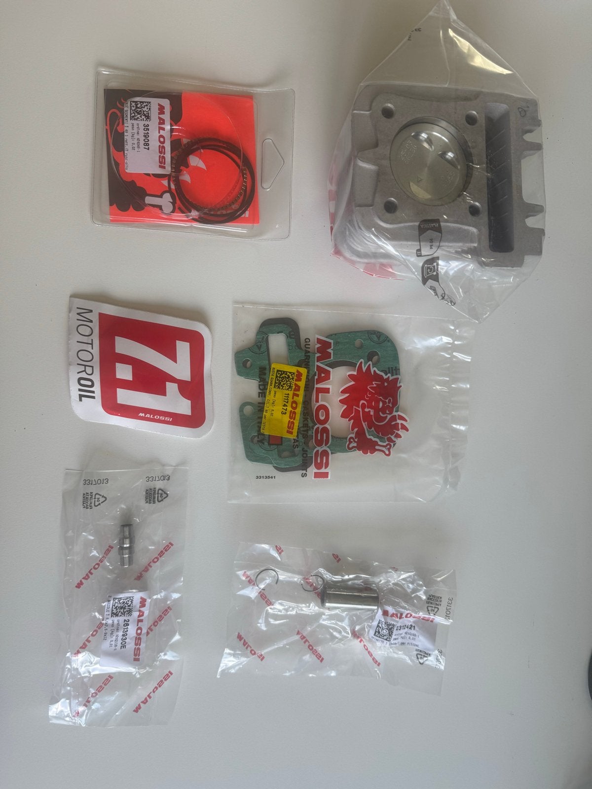 Malossi 80 cc Cilinderkit Onbegrensd, Fietsen en Brommers, Brommeronderdelen | Algemeen, Ophalen of Verzenden, Nieuw, Cilinder