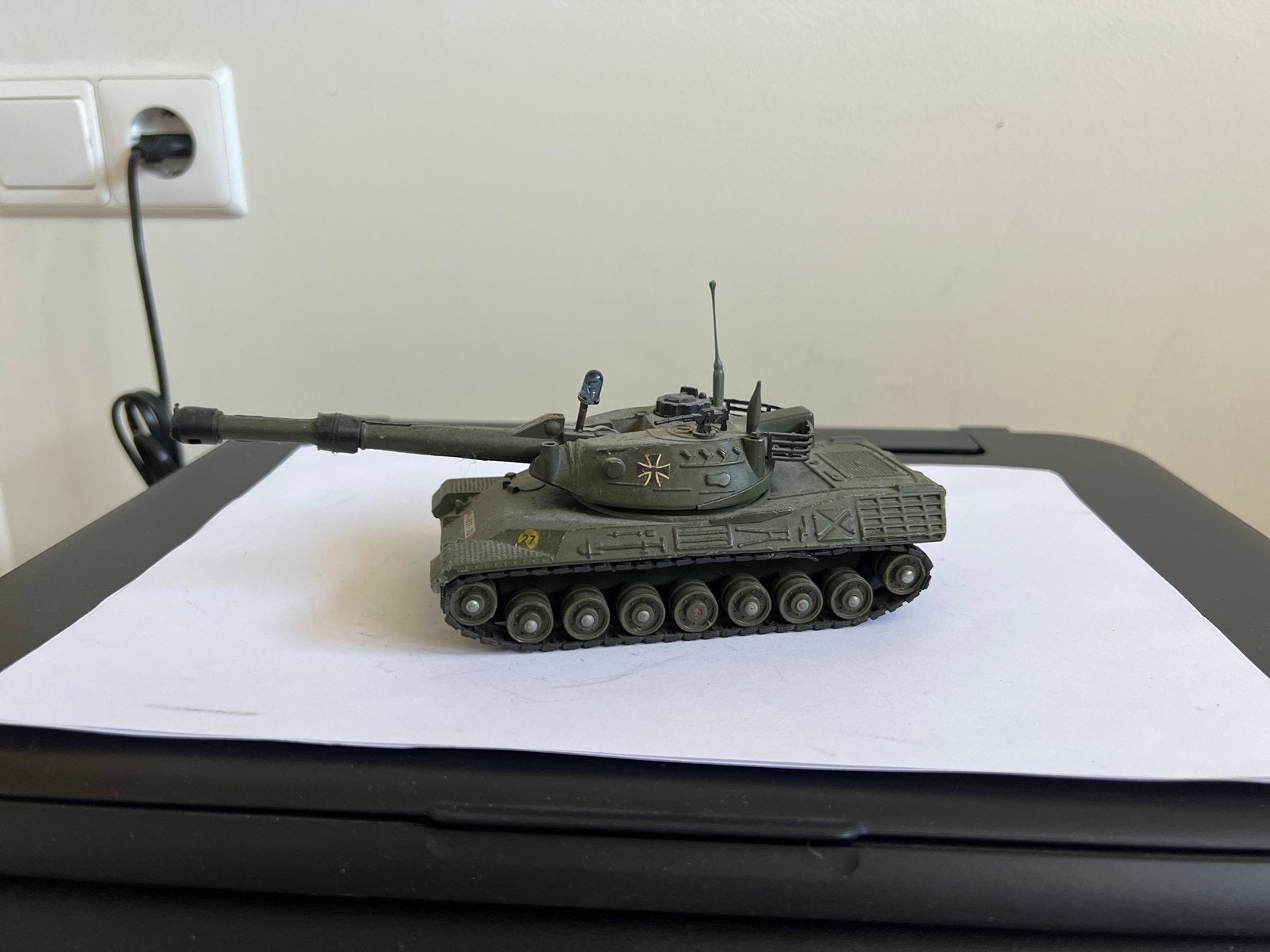 Dinky Toys Leopardtank - Vintage Legertank, Ophalen of Verzenden
