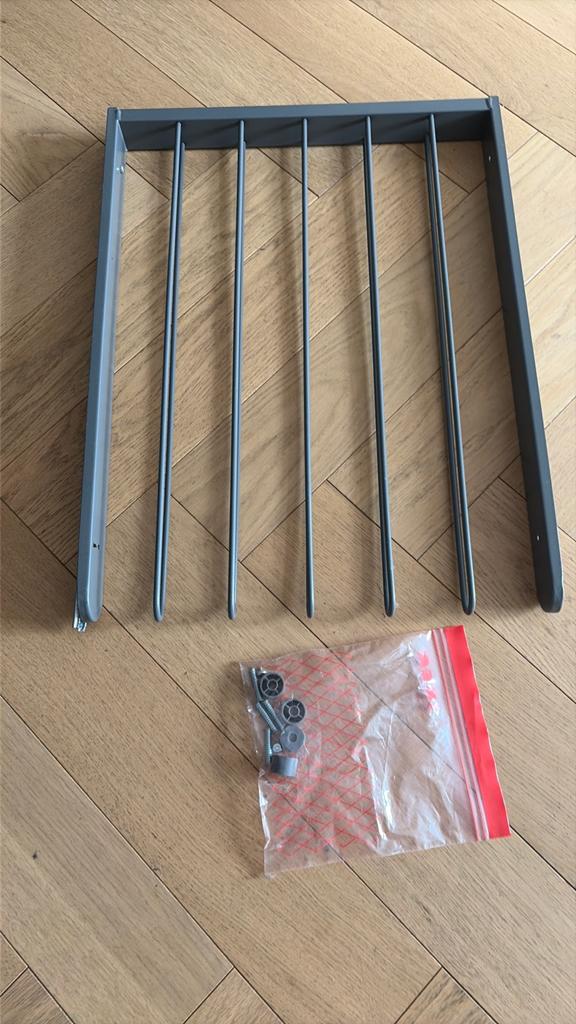 Komplement broekenrek Ikea grijs, Huis en Inrichting, Kasten | Kledingkasten, Ophalen, 50 tot 100 cm, Zo goed als nieuw, Minder dan 100 cm