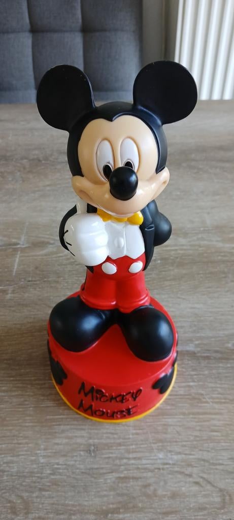 Disney Mickey Mouse munten spaarpot beeldje, Verzamelen, Disney, Ophalen of Verzenden, Mickey Mouse, Gebruikt, Overige typen