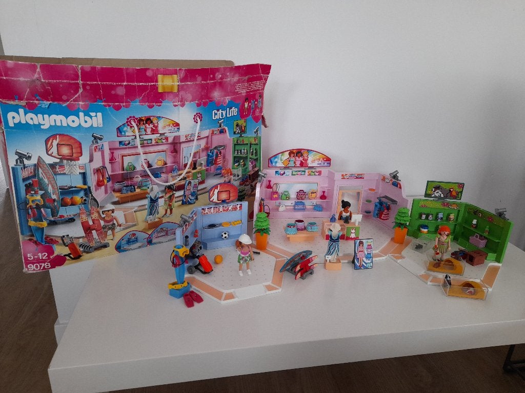 Playmobil City Life Winkelgalerij 9078, Complete set, Ophalen of Verzenden, Zo goed als nieuw, City life