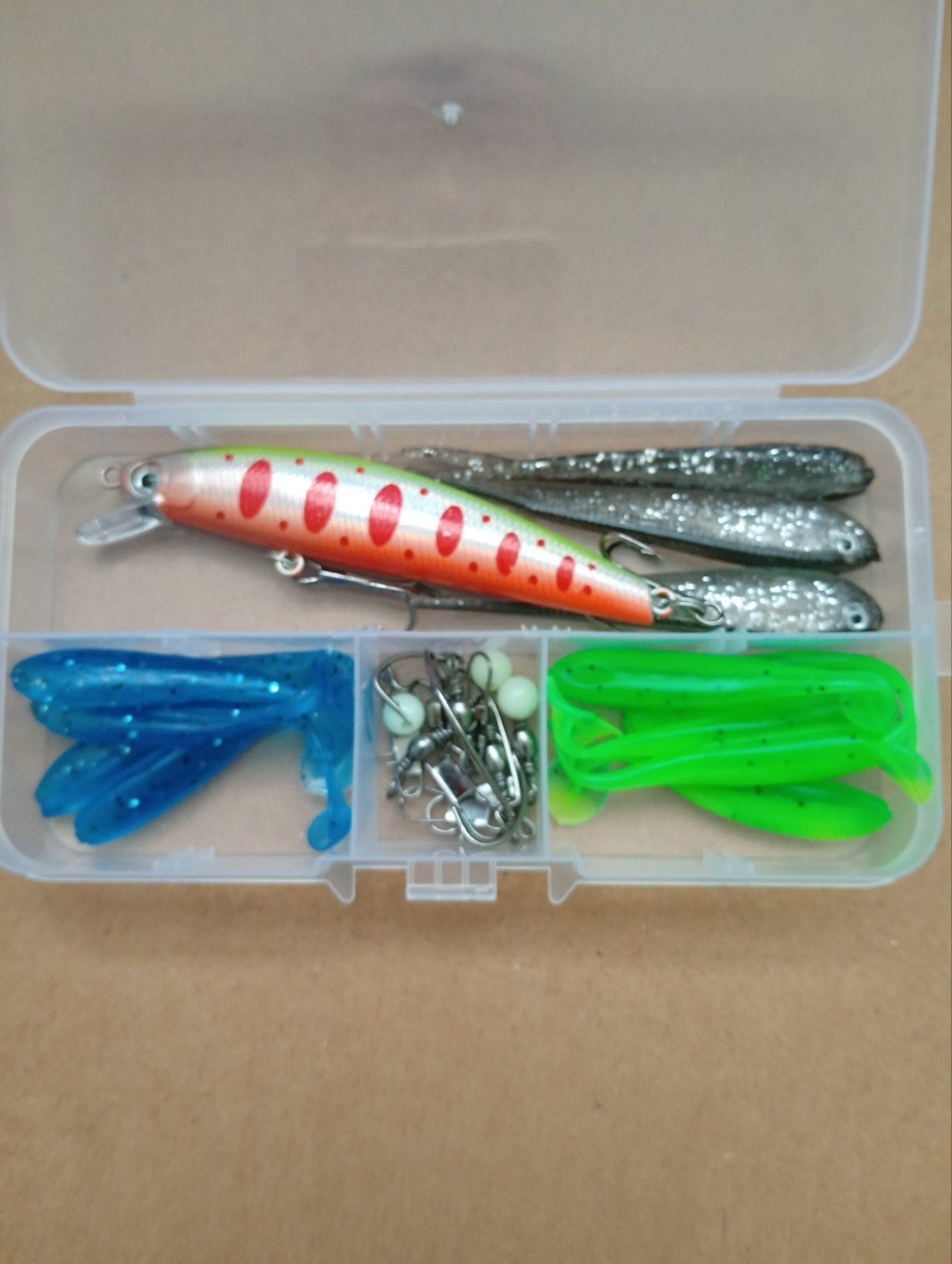 Visgerei Box: Plug, Softbaits, Loodkoppen & Haken, Watersport en Boten, Verzenden, Nieuw, Overige typen