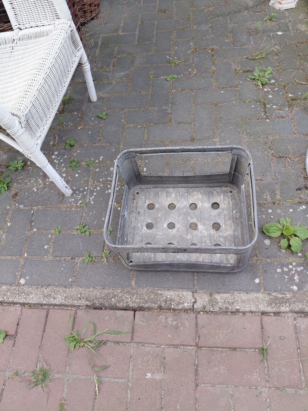Metalen krat - Handig voor opslag of decoratie, Ophalen, Gebruikt, 40 tot 60 cm, 50 tot 75 cm
