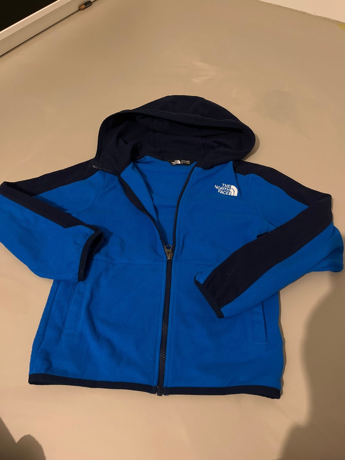 The North Face fleecevest voor kinderen - blauw/donkerblauw, Ophalen of Verzenden, Gebruikt, Jongen of Meisje, Trui of Vest