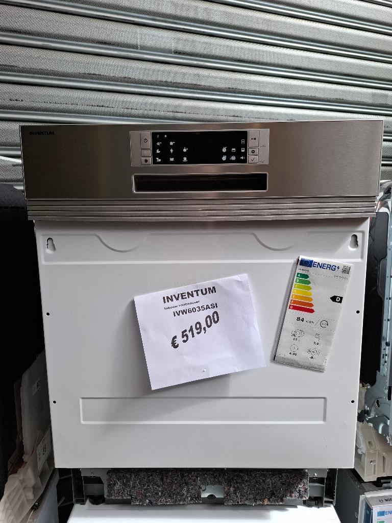 Inventum vaatwasser half geïntegreerd, Ophalen, Minder dan 85 cm, Minder dan 10 liter, Nieuw