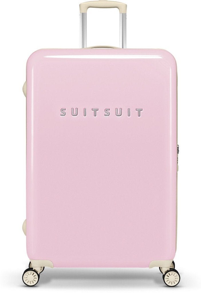 ✅ SUITSUIT Fabulous Fifties Pink Dust koffer 76 cm - NIEUW, Wieltjes, Hard kunststof, 45 tot 55 cm, Nieuw