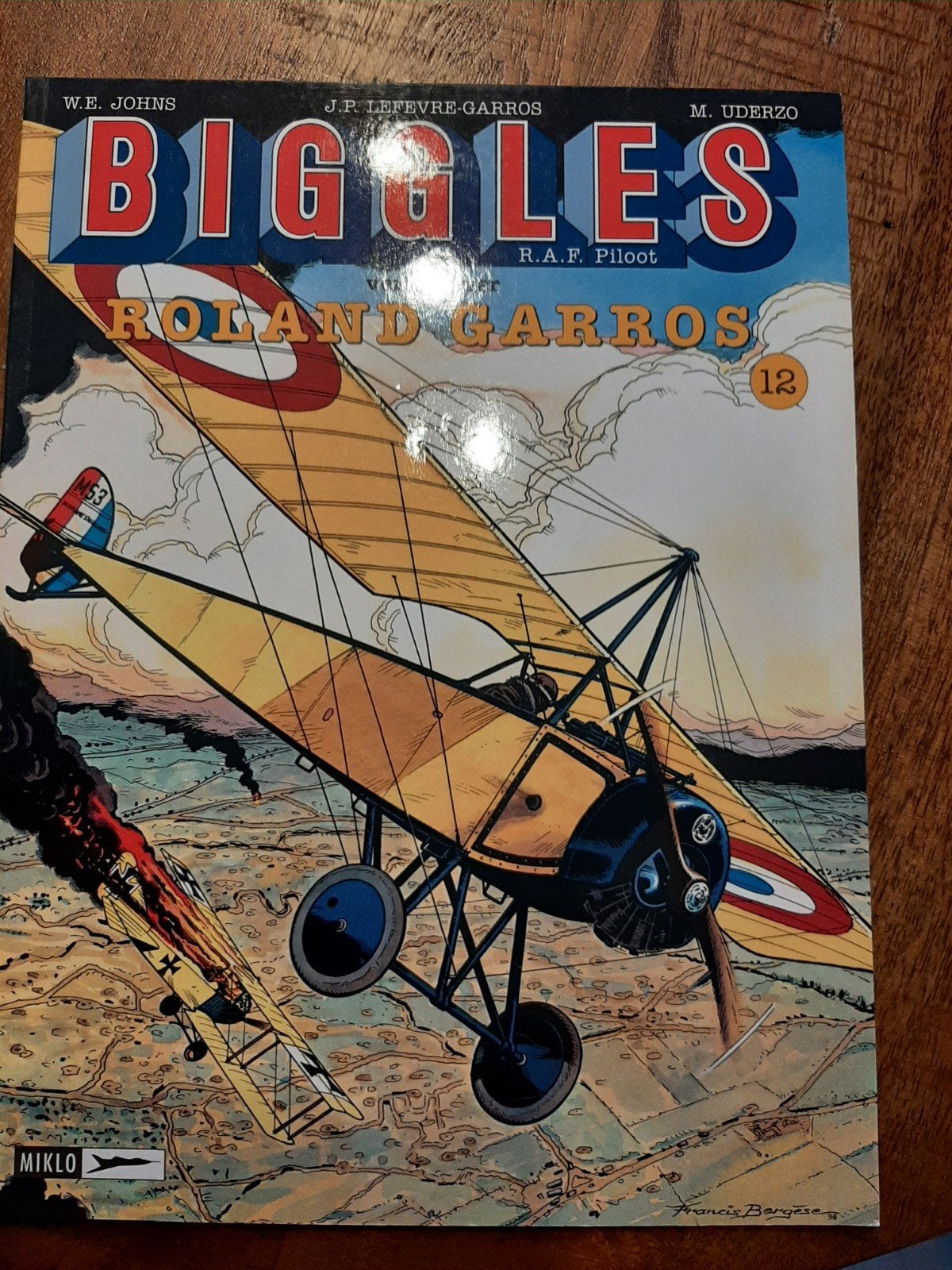 Biggles: Roland Garros - Stripboek (Nr. 12), Ophalen of Verzenden
