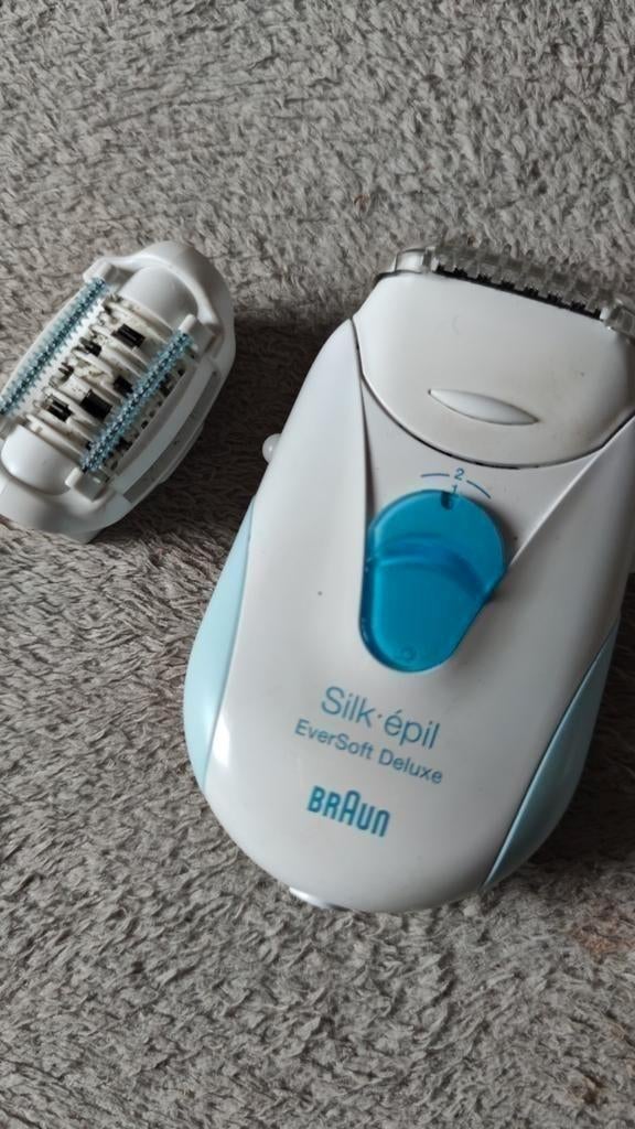 BRAUN Silk Epil EverSoft DeLuxe epilator en scheerapparaat, Ophalen of Verzenden, Zo goed als nieuw, Overige typen