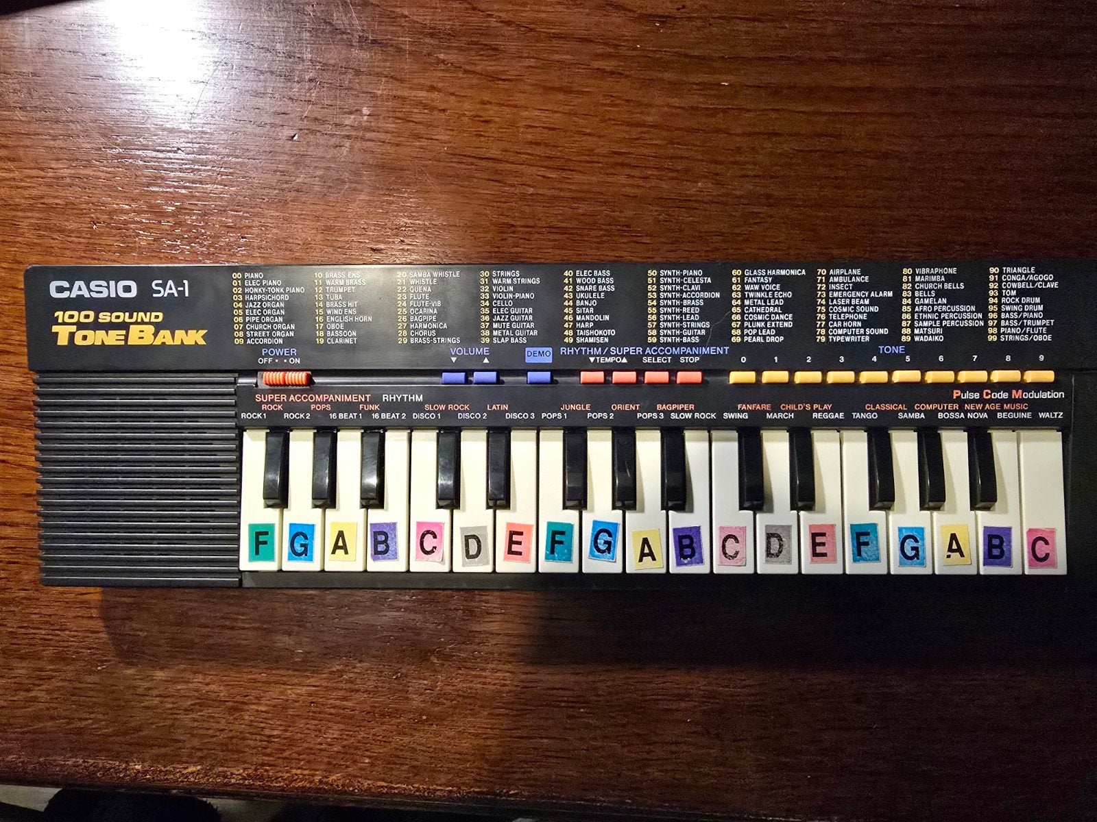 Casio SA-1 Keyboard, Ophalen of Verzenden, Gebruikt, Overige aantallen, Casio
