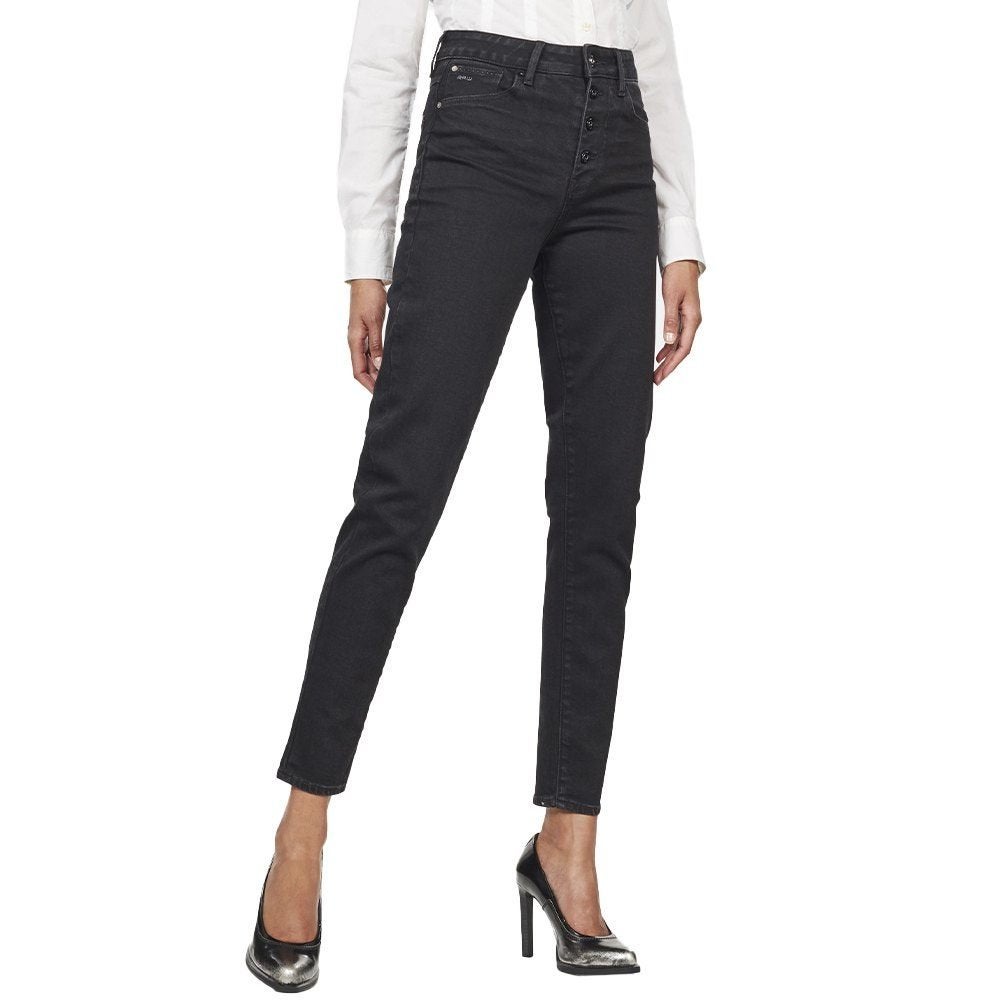 G-Star zwarte jeans model: Navik high slim ankle mt 30 44487, ., Zwart, G-star, Ophalen of Verzenden