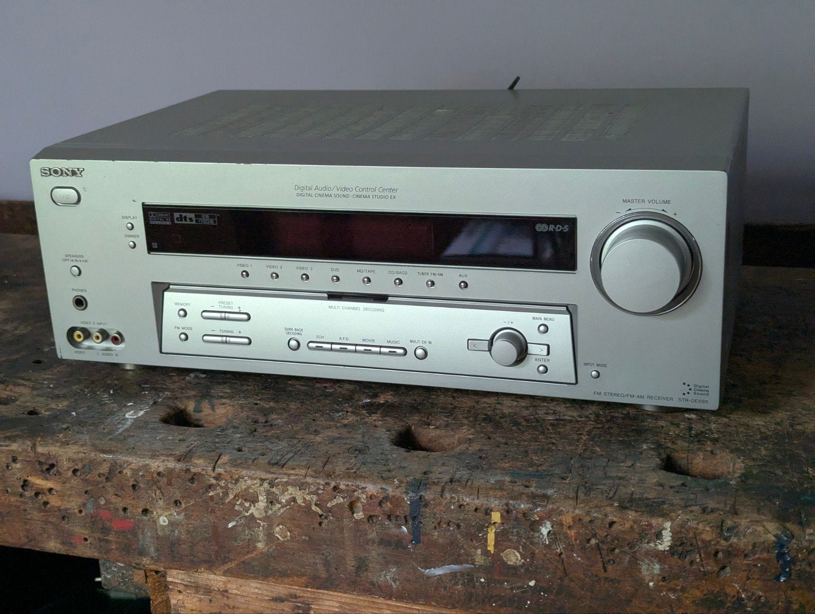 Sony STR-DE695 Digital Audio/Video Control Center., Ophalen, 60 tot 120 watt, Sony