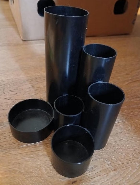 Zwarte pennenbak, Ophalen of Verzenden, Gebruikt