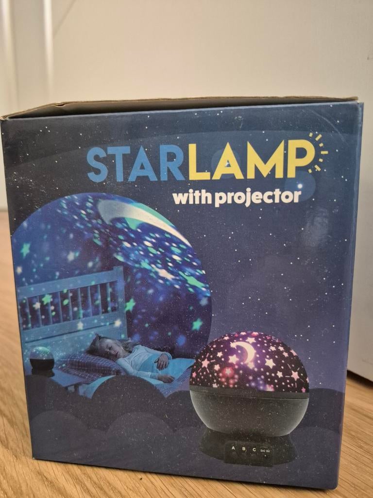 Starlamp met projector - Sterrenhemel nachtlamp, Ophalen of Verzenden, Nieuw, Sterrenhemel, Projector, Nachtlamp