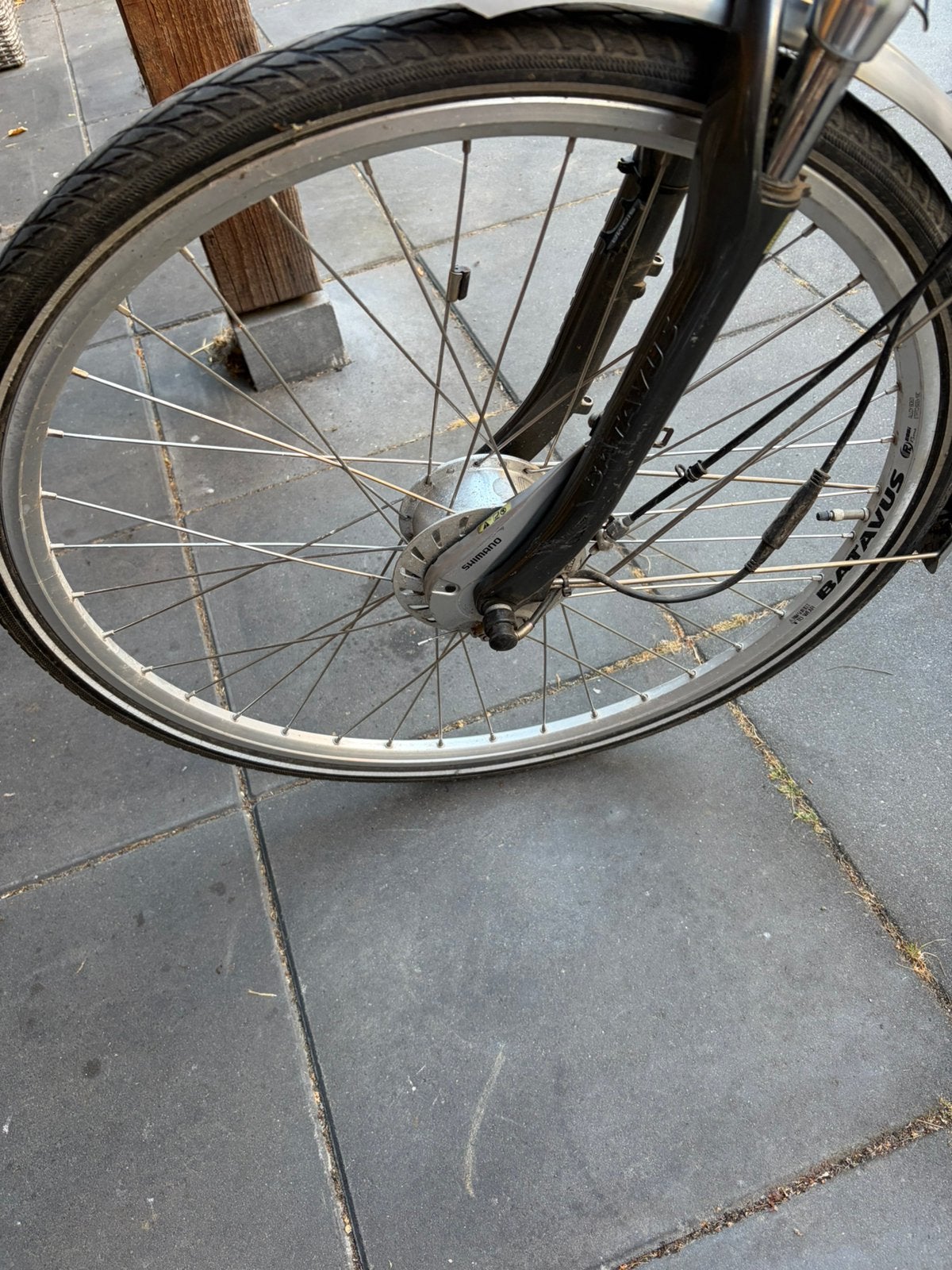 Voorwiel met motor, Ophalen of Verzenden, Gebruikt, Elektrische fiets, Motor