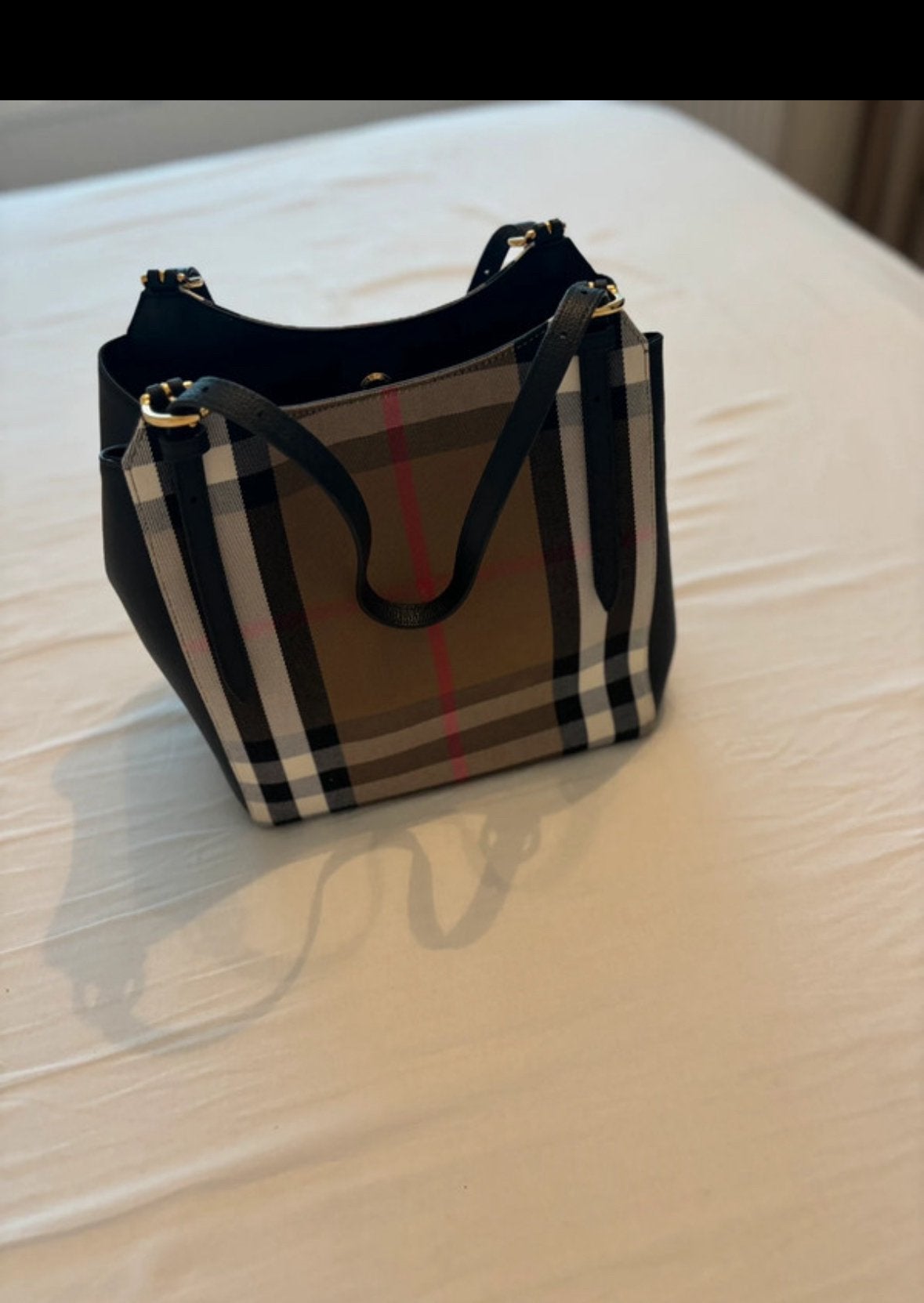 Burberry tas, Ophalen, Zo goed als nieuw, Beige, Handtas