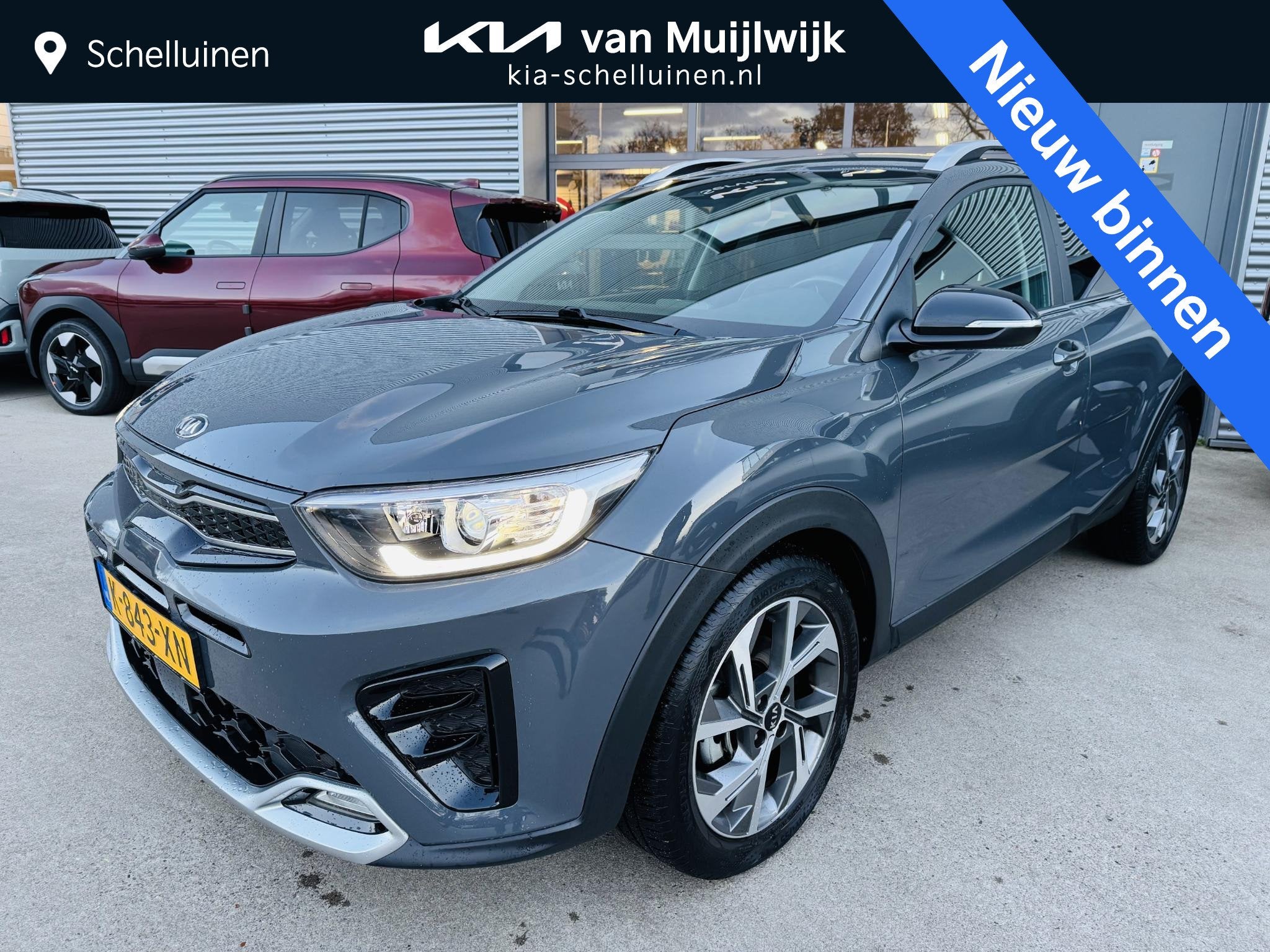 Kia Stonic 1.0 T-GDi MHEV GT-Line NL-Dealerauto Automaat NW, Auto's, 1160 kg, 450 kg, Gebruikt, Euro 6