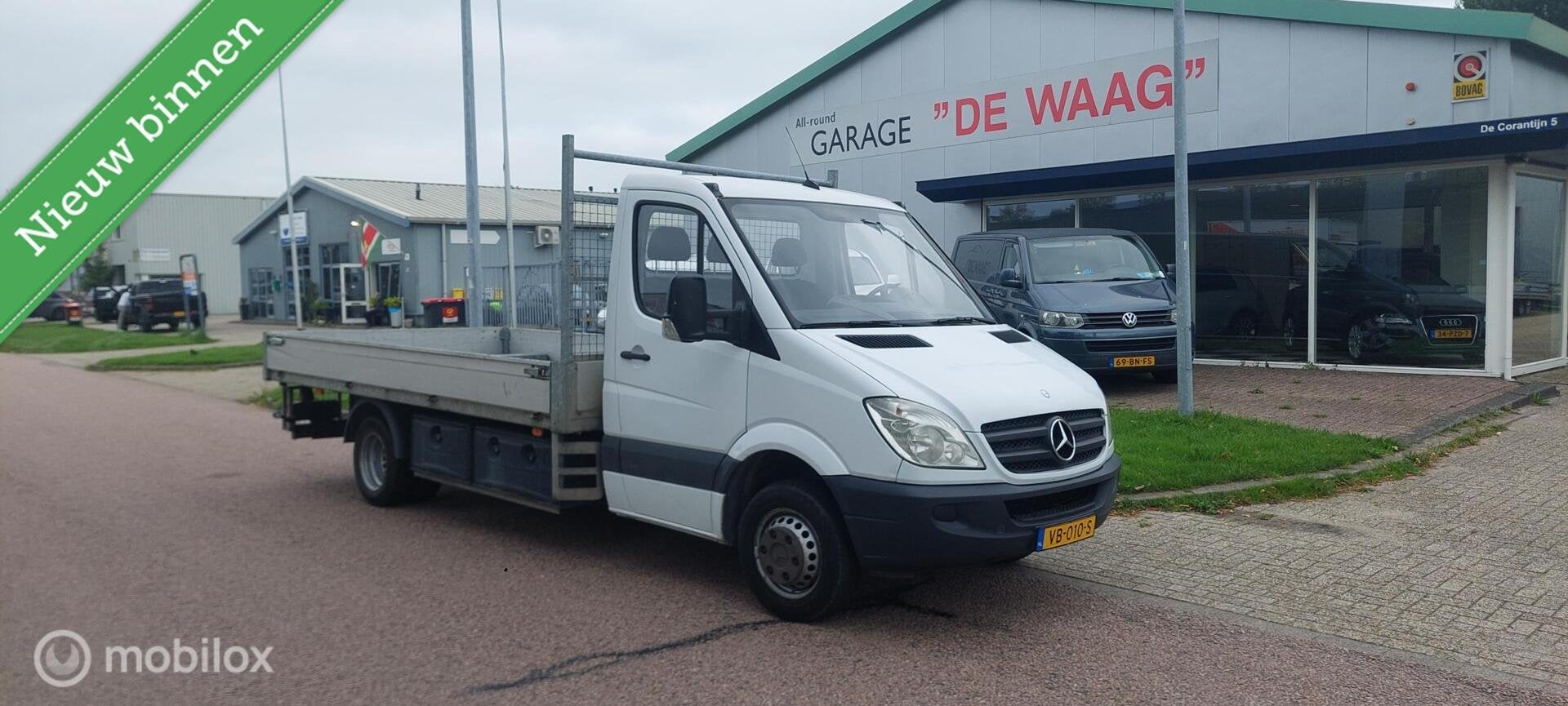 Mercedes Sprinter 516 2.2 CDI 432L PICK-UP OPEN LAADBAK, Auto's, Euro 5, Gebruikt, 4 cilinders, Bedrijf