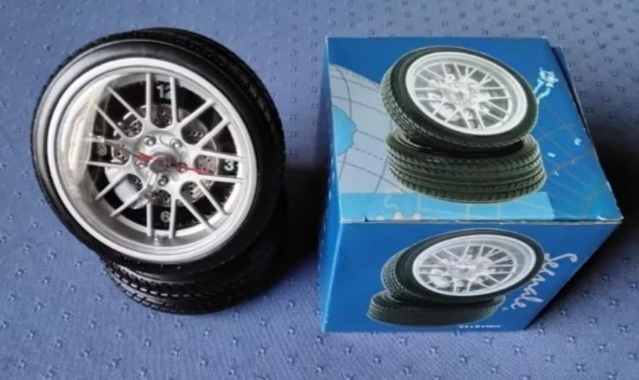 Segnale alarmklok wekker autobanden, nieuw!, Witgoed en Apparatuur, Wekkers, Ophalen, Nieuw, Analoog