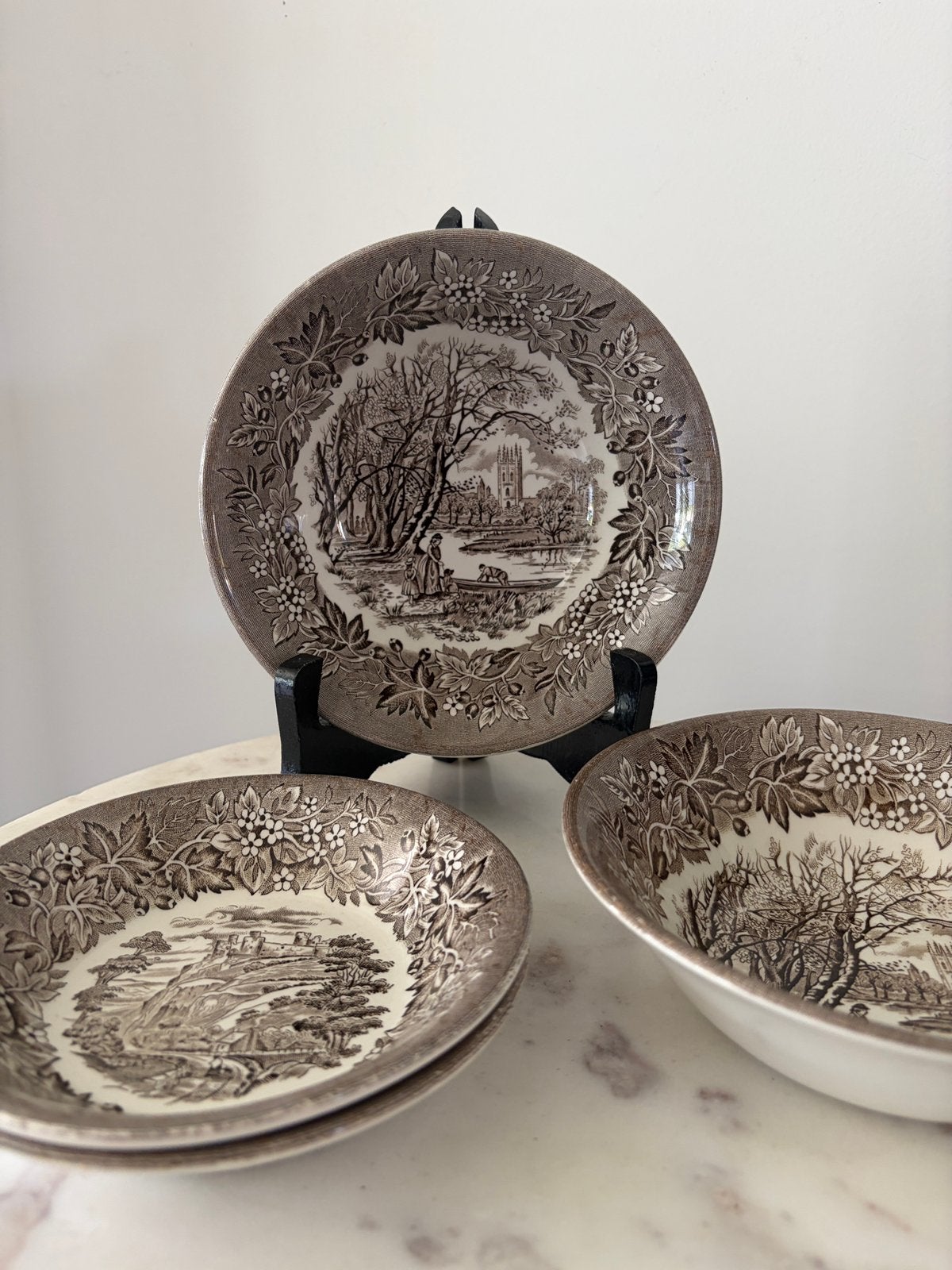 Vintage Castles English Ironstone schaaltjes set van 4, Ophalen of Verzenden