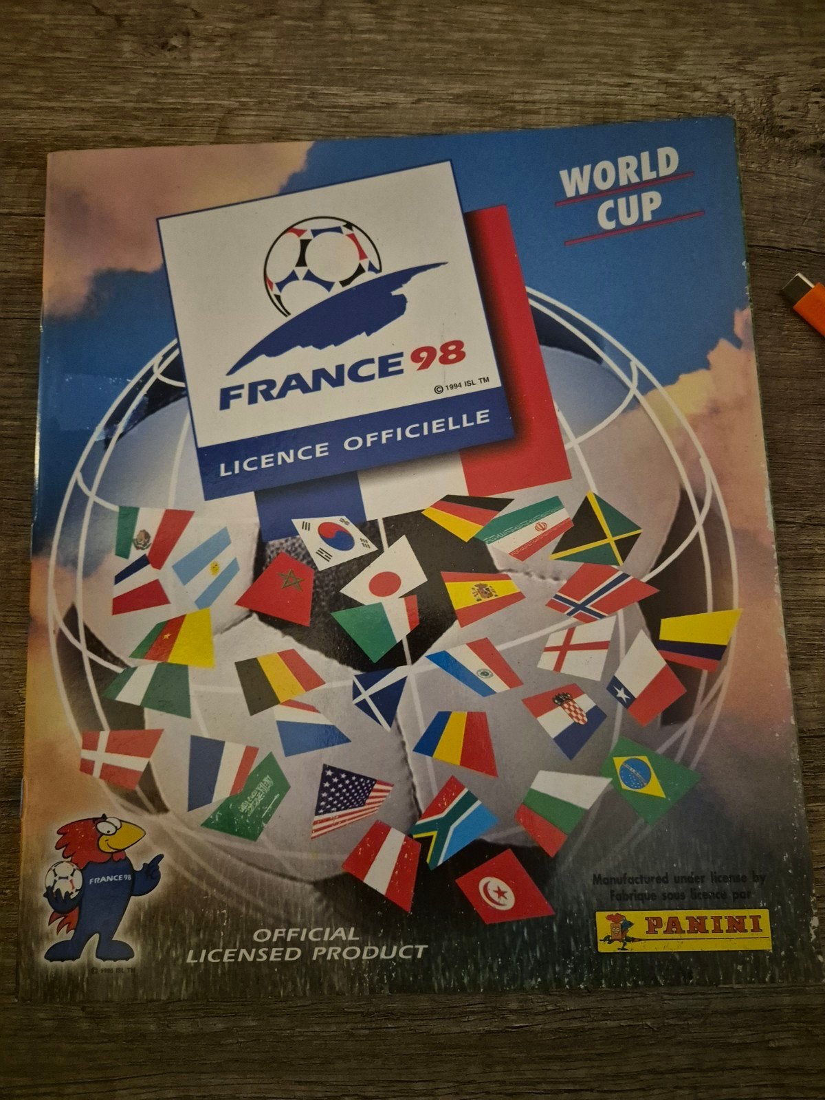 Panini World Cup France 98 Sticker Album (leeg), Ophalen of Verzenden