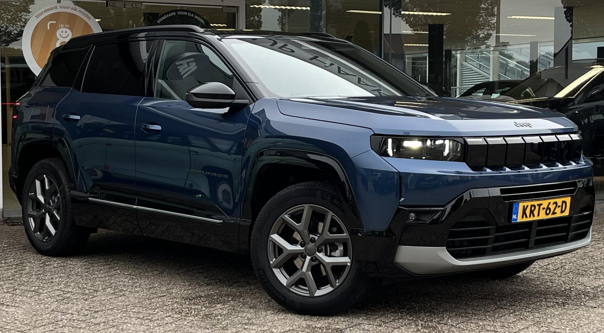 Jeep Compass 1.2 e-Hybrid Summit | Apple/Android | Panorama, Auto's, 145 pk, Gebruikt, 1199 cc, 1535 kg