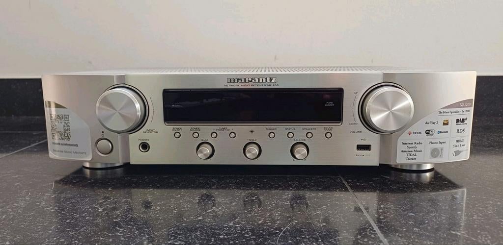 Marantz NR1200 stereo receiver, Audio, Tv en Foto, Versterkers en Receivers, Gebruikt, 60 tot 120 watt, Stereo, Ophalen