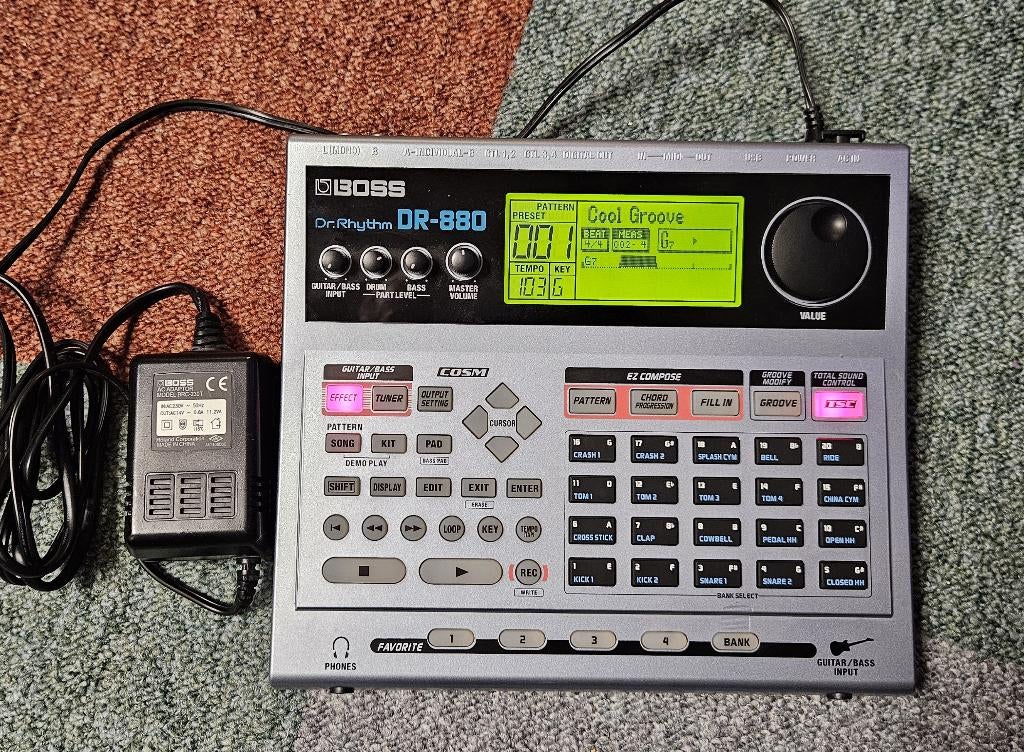 Boss DR-880 Dr. Rhythm, Muziek en Instrumenten, Drumcomputers, Ophalen of Verzenden, Zo goed als nieuw, Boss