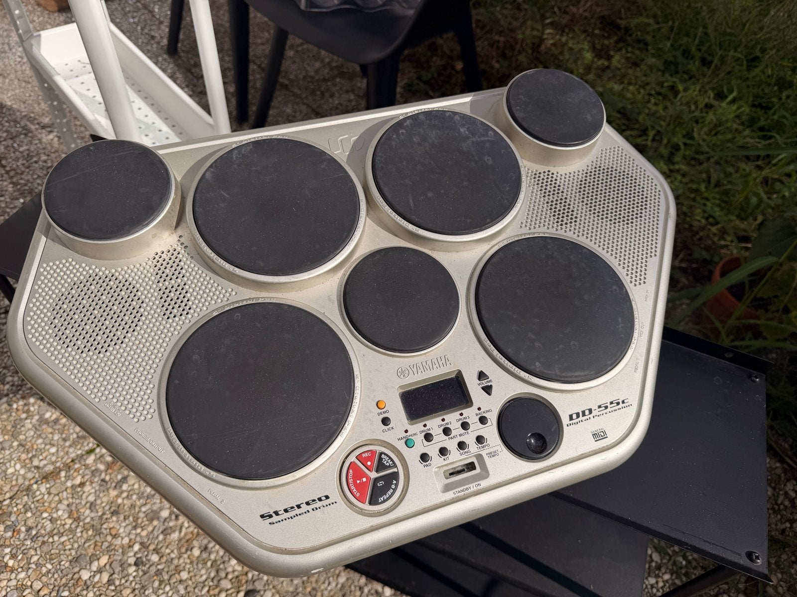 Yamaha drumpaneel DD55c - Niet getest, zonder pedalen, Ophalen of Verzenden, Gebruikt, Yamaha, Elektronisch