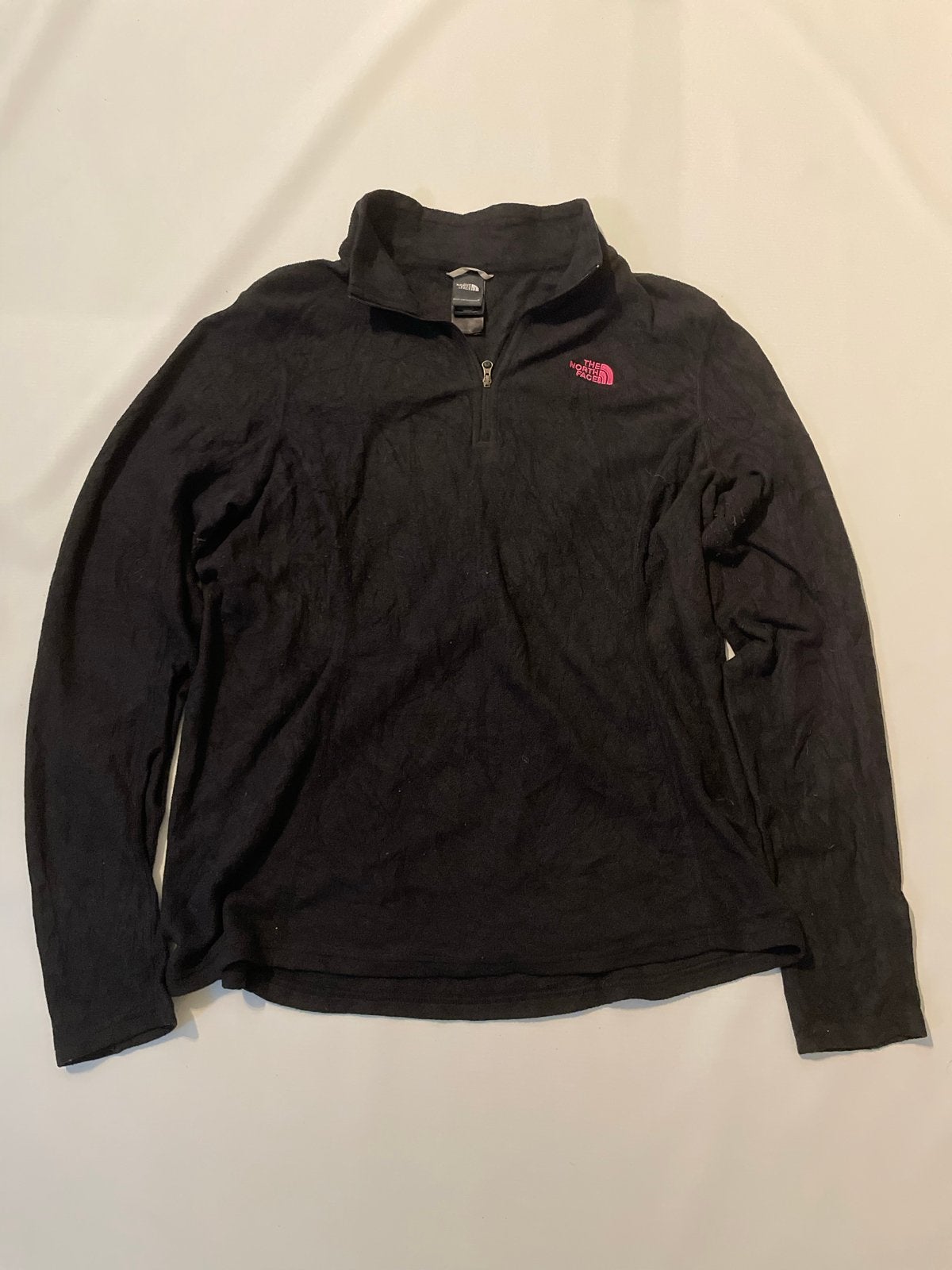 The North Face Dames Fleece met Roze Lint Borstkanker Bewust, Ophalen of Verzenden, Gedragen, Maat 46/48 (XL) of groter, Zwart