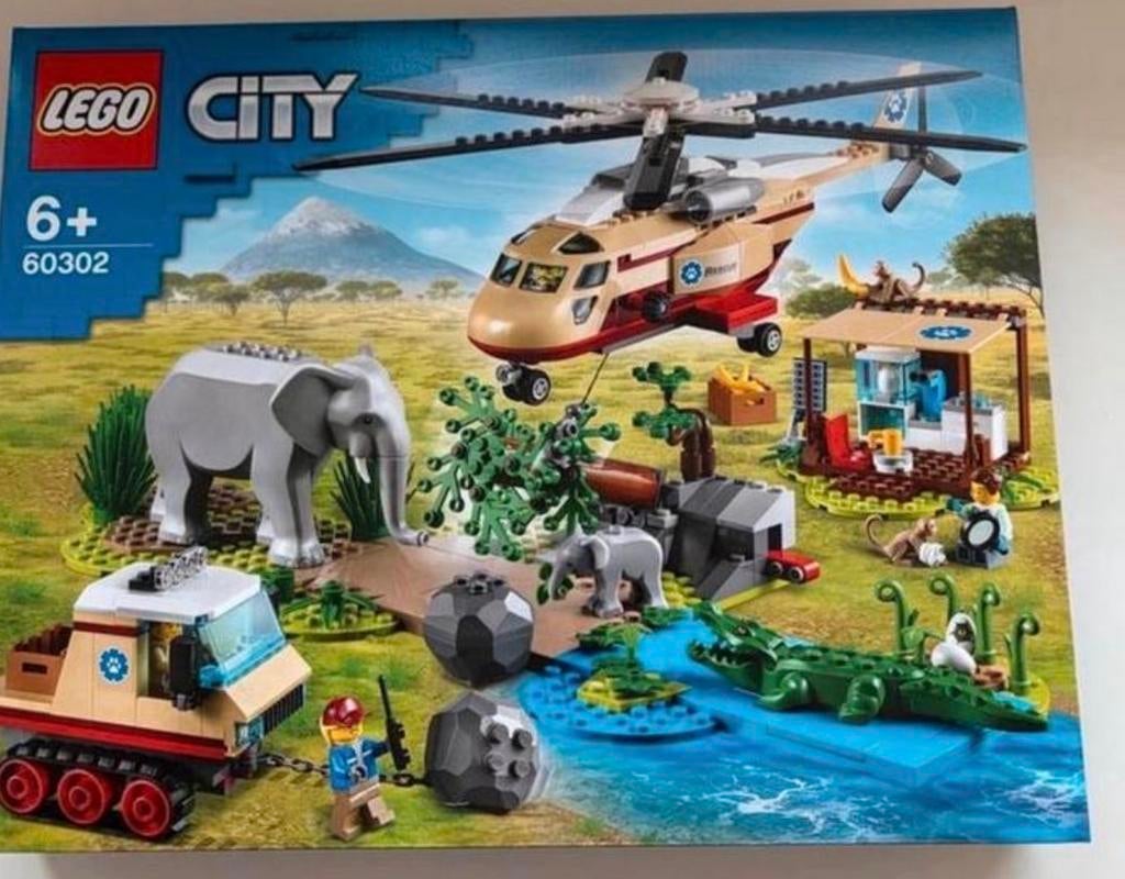 Lego City 60302 Redding van wilde dieren. Nieuw in doos!, Lego, City, Denemarken, Nieuw