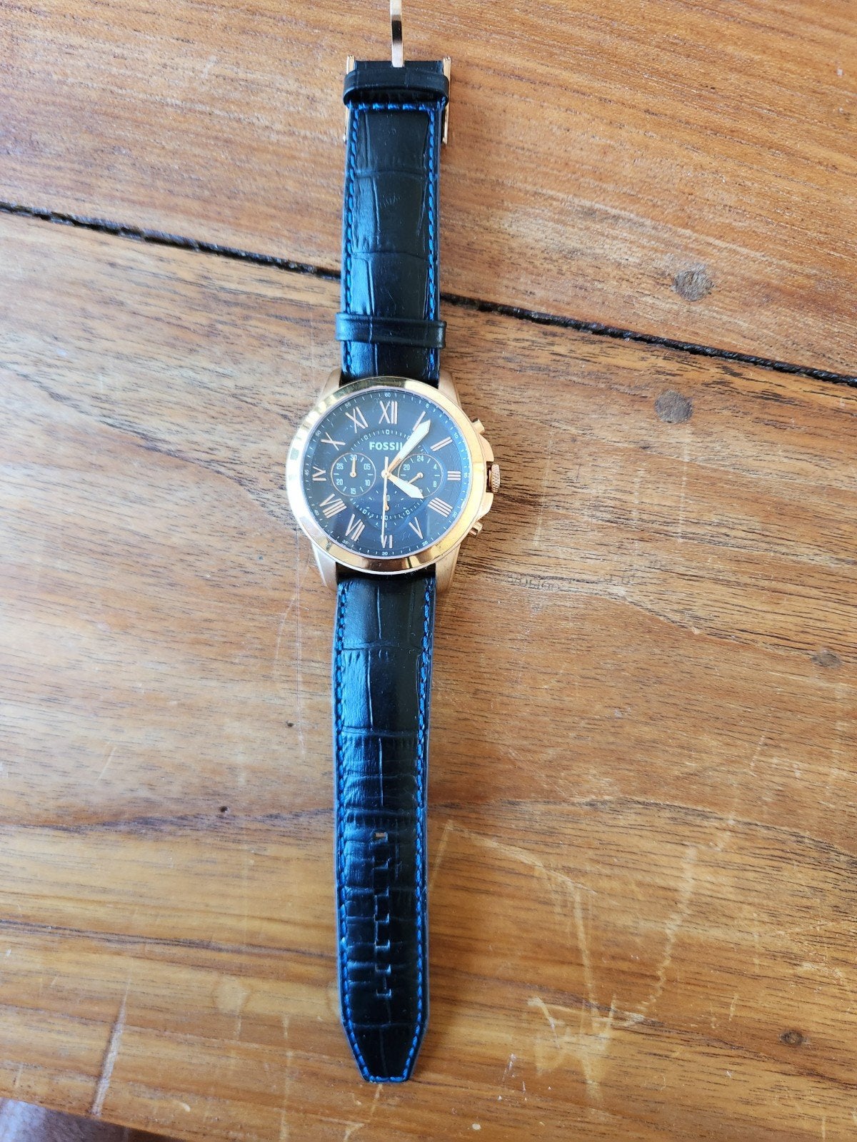 Fossil FS4835 Herenhorloge - Nieuw Bandje & Batteri, Ophalen of Verzenden