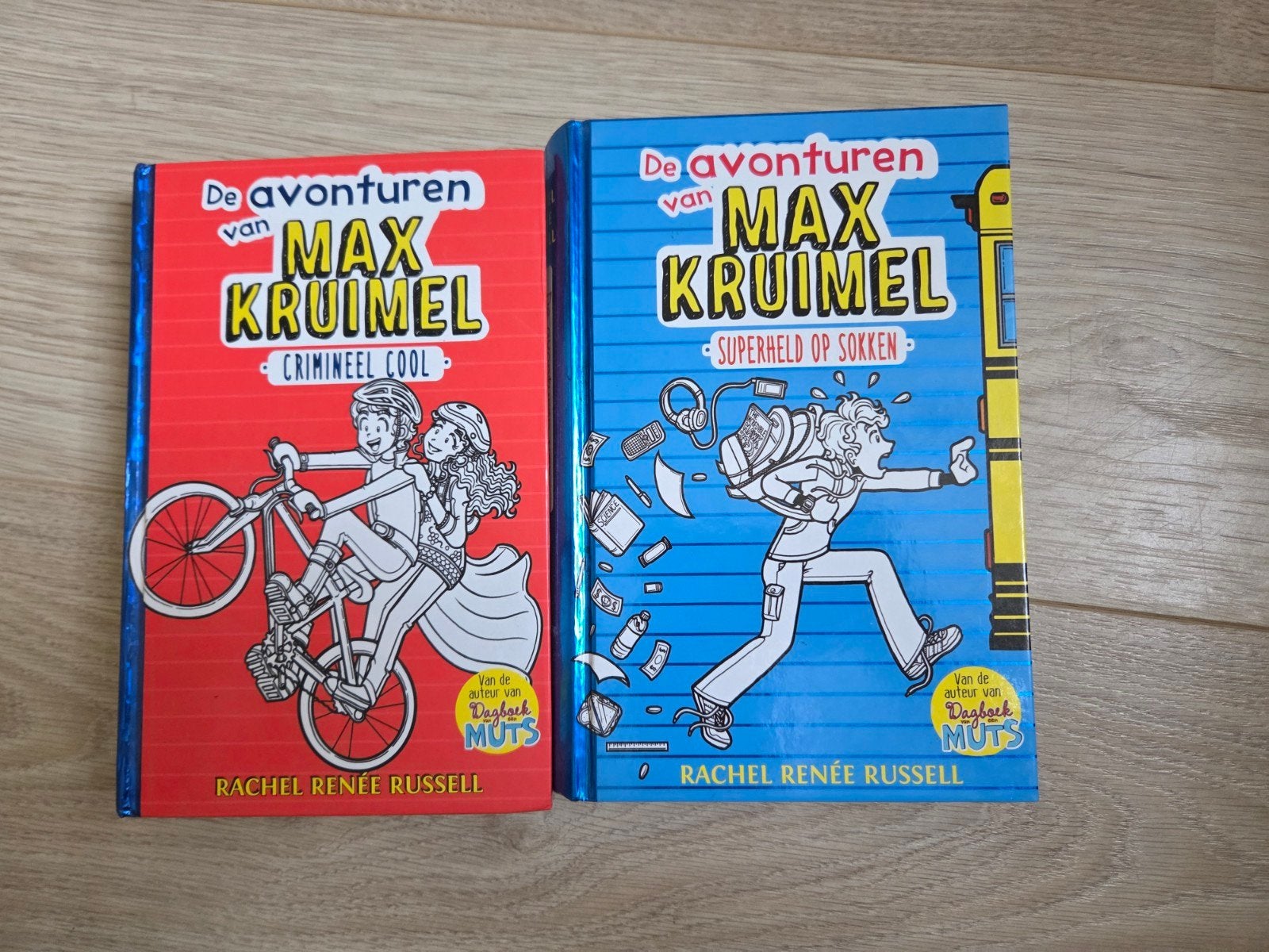 De avonturen van Max Kruimel - 2 boeken, Boeken, Ophalen of Verzenden, Zo goed als nieuw, Rachel Renée Russell, Fictie