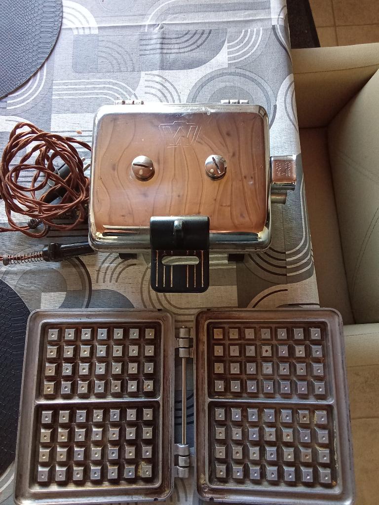 wafel ijzer, Ophalen