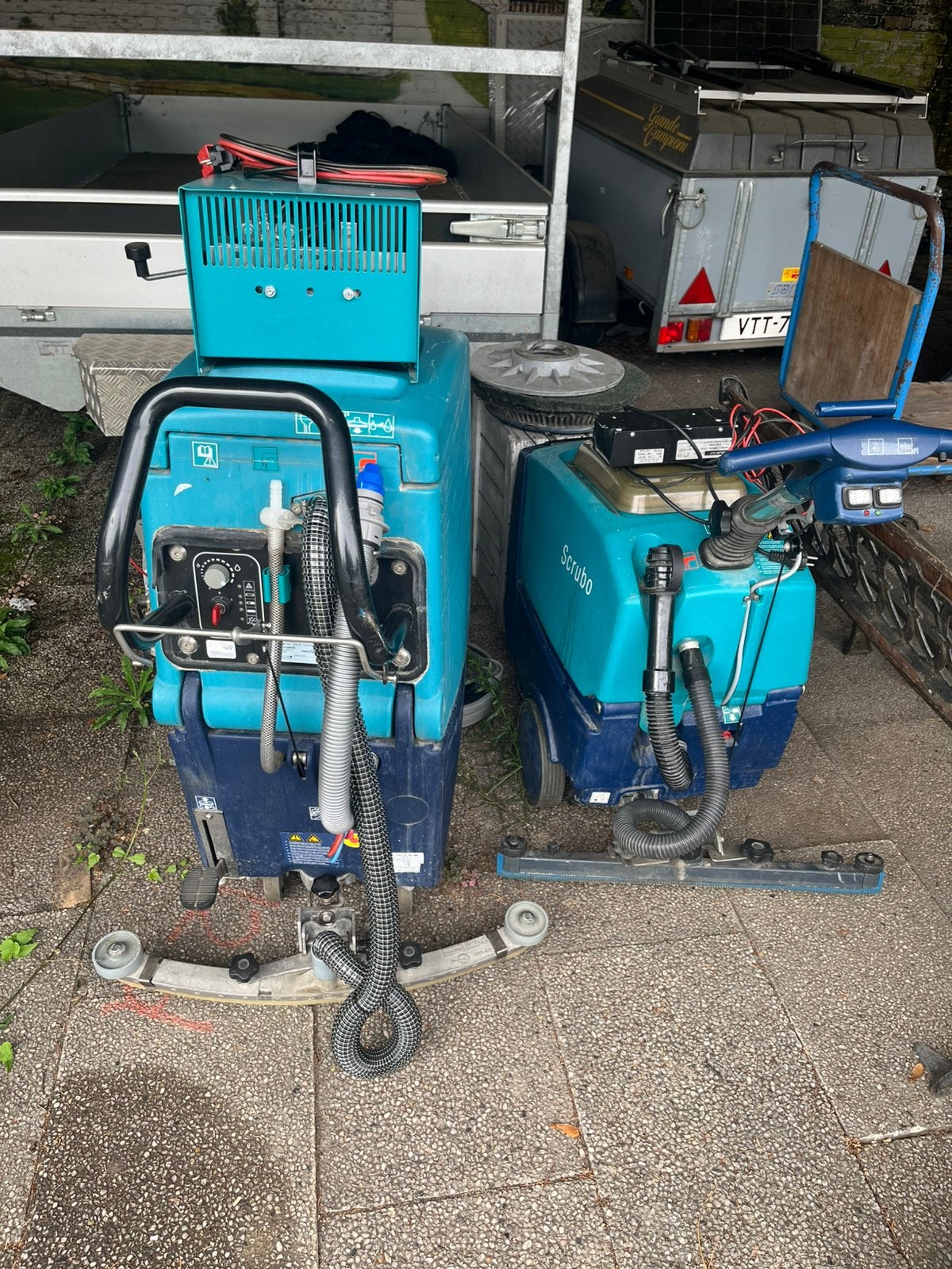 Wetrok schrob machines, Ophalen, Gebruikt