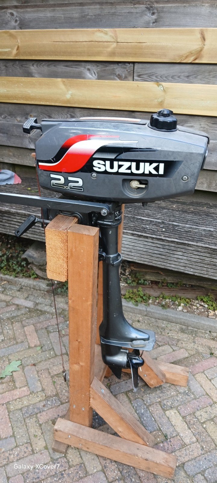 Suzuki 2.2 PK 2-takt buitenboordmotor, Watersport en Boten, Buiten- en Binnenboordmotoren, Ophalen, Gebruikt, Minder dan 5 pk