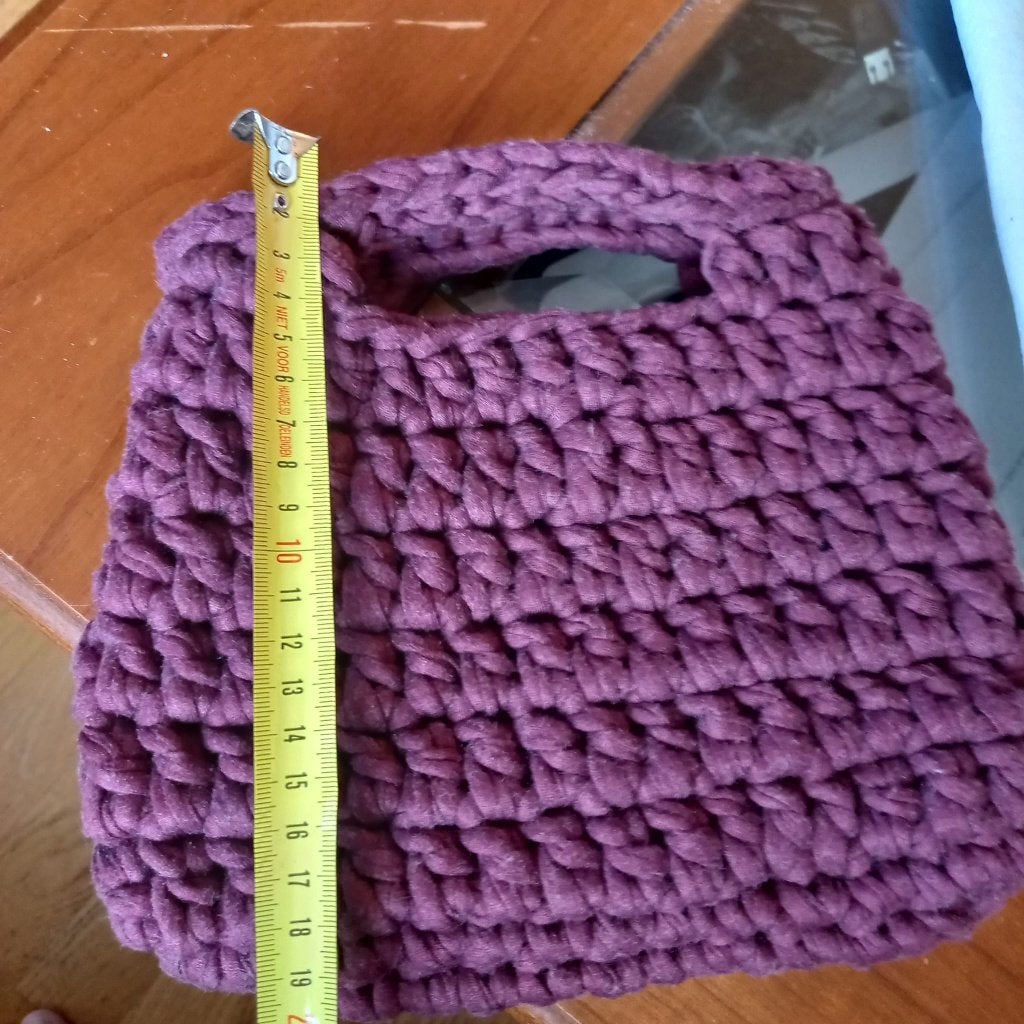 Homemade elegant small bag, Ophalen of Verzenden, Nieuw, Paars, Handtas