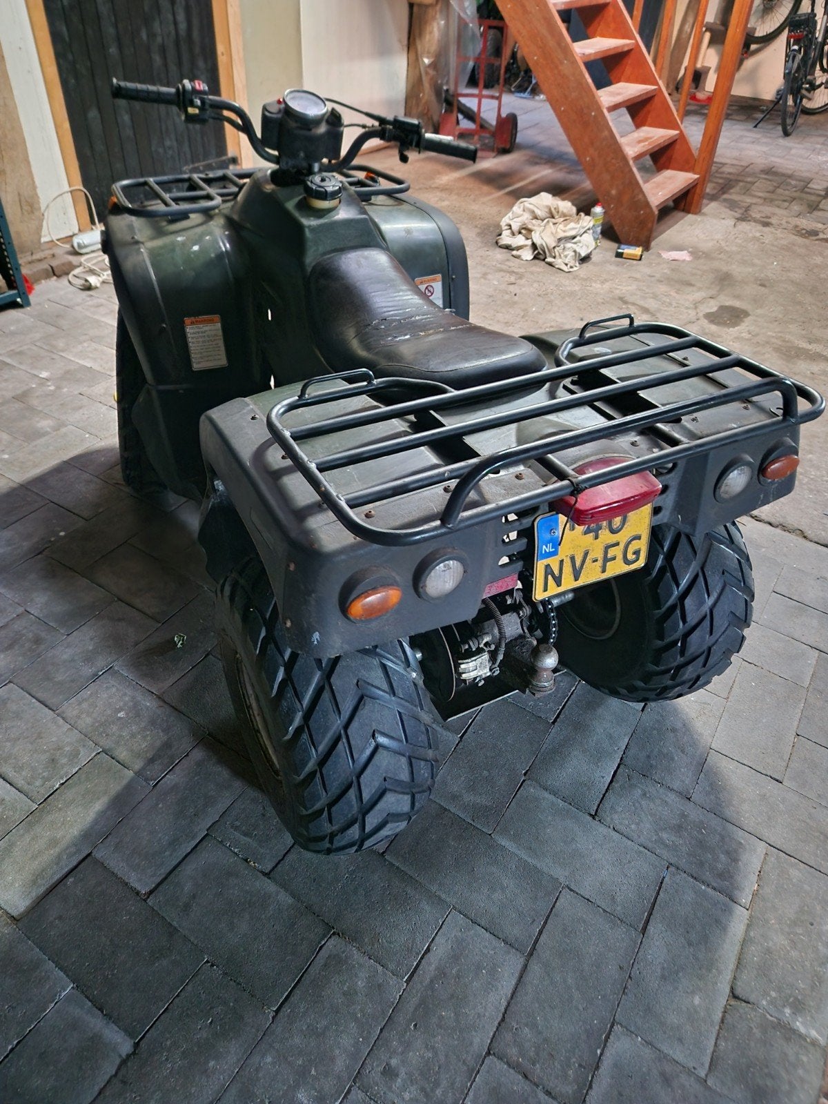 Quad 150cc, Ophalen