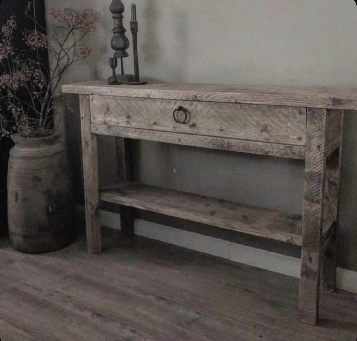 ~Stoer Sober Landelijk Houten Sidetable/Wandtafel~, Ophalen of Verzenden, Nieuw