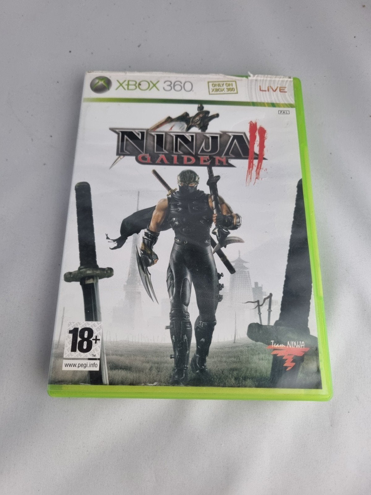 Ninja Gaiden II - Xbox 360 - Actie/Avontuur, Avontuur en Actie, Online, Gebruikt, Vanaf 18 jaar