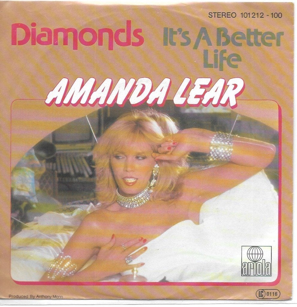 Vinyl Single Amanda Lear, Ophalen of Verzenden, Gebruikt, Pop