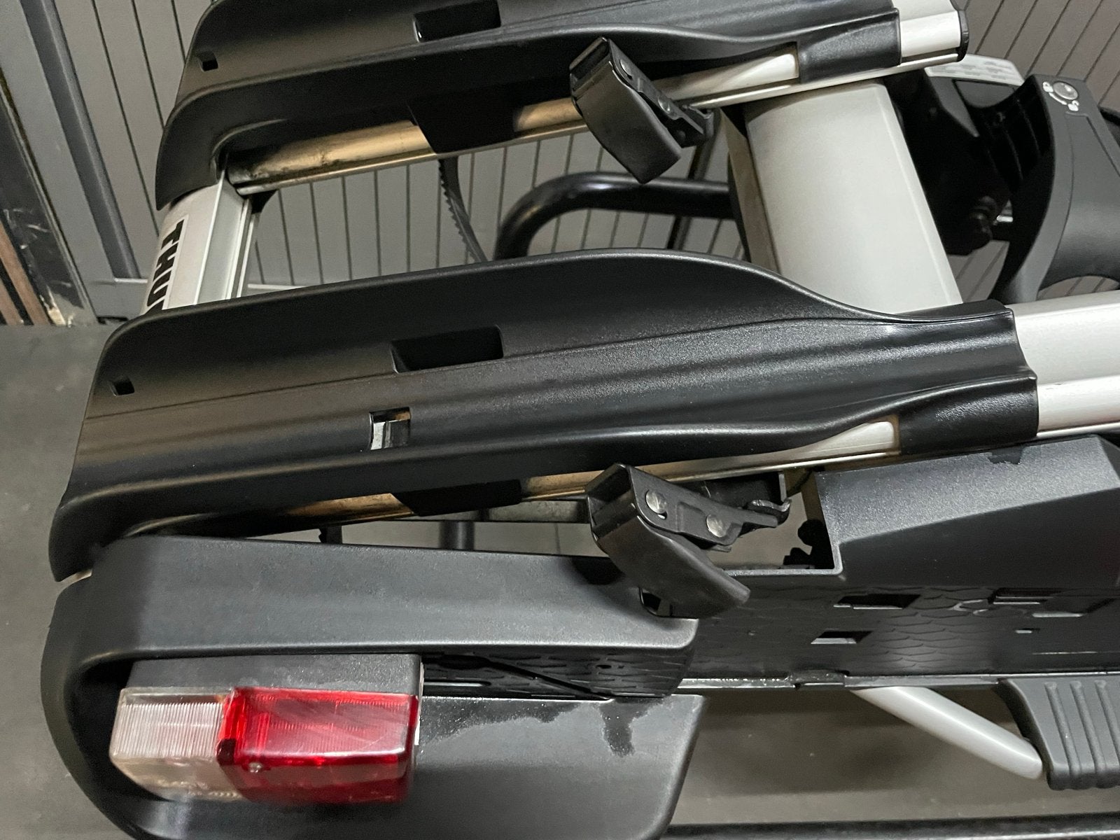 Thule EuroWay G2 921 Kantelbare Fietsendrager 7-polig, Ophalen, 2 fietsen, Gebruikt, Trekhaakdrager