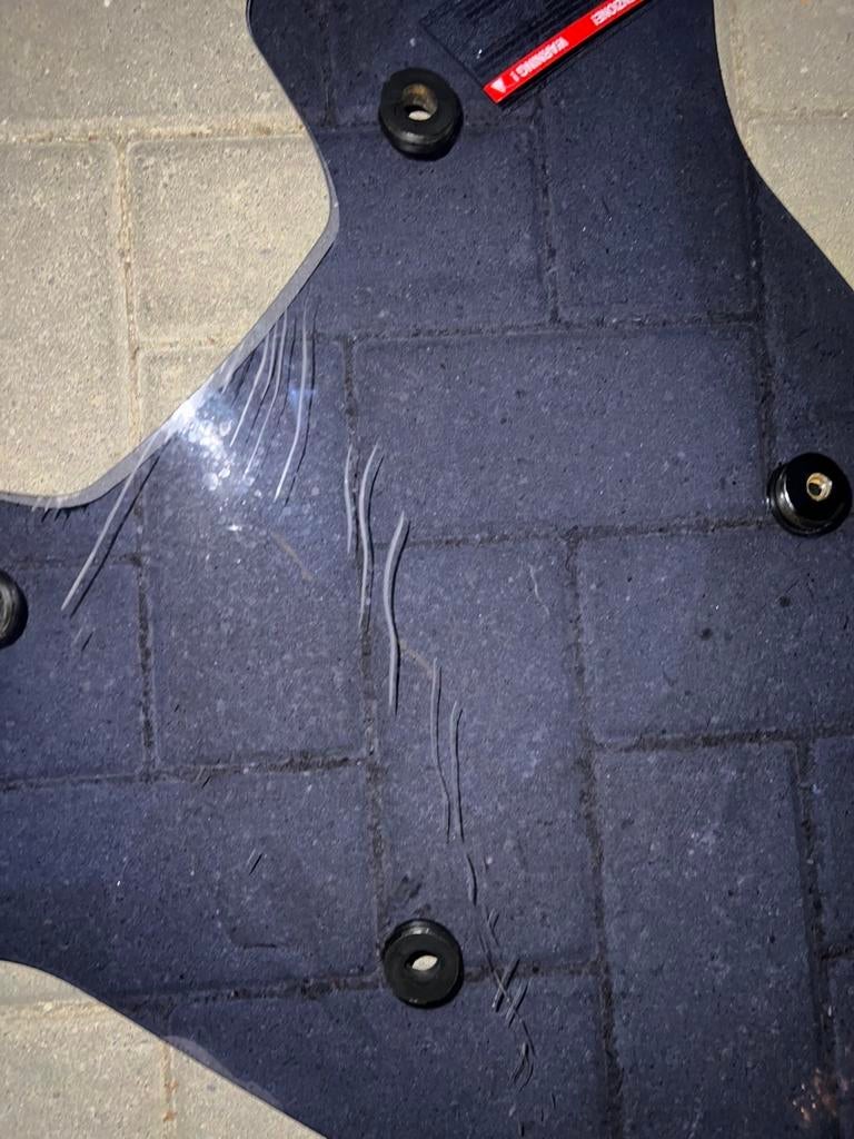 Donkerblauw Vespa Sprint windscherm met schade, Motoren, Ophalen of Verzenden, Gebruikt
