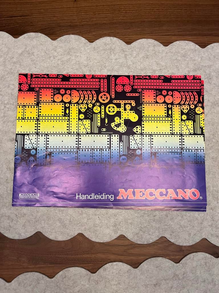 Meccano Handleiding Boekje - Vintage Bouwplezier, Ophalen of Verzenden, Gebruikt, Overige merken