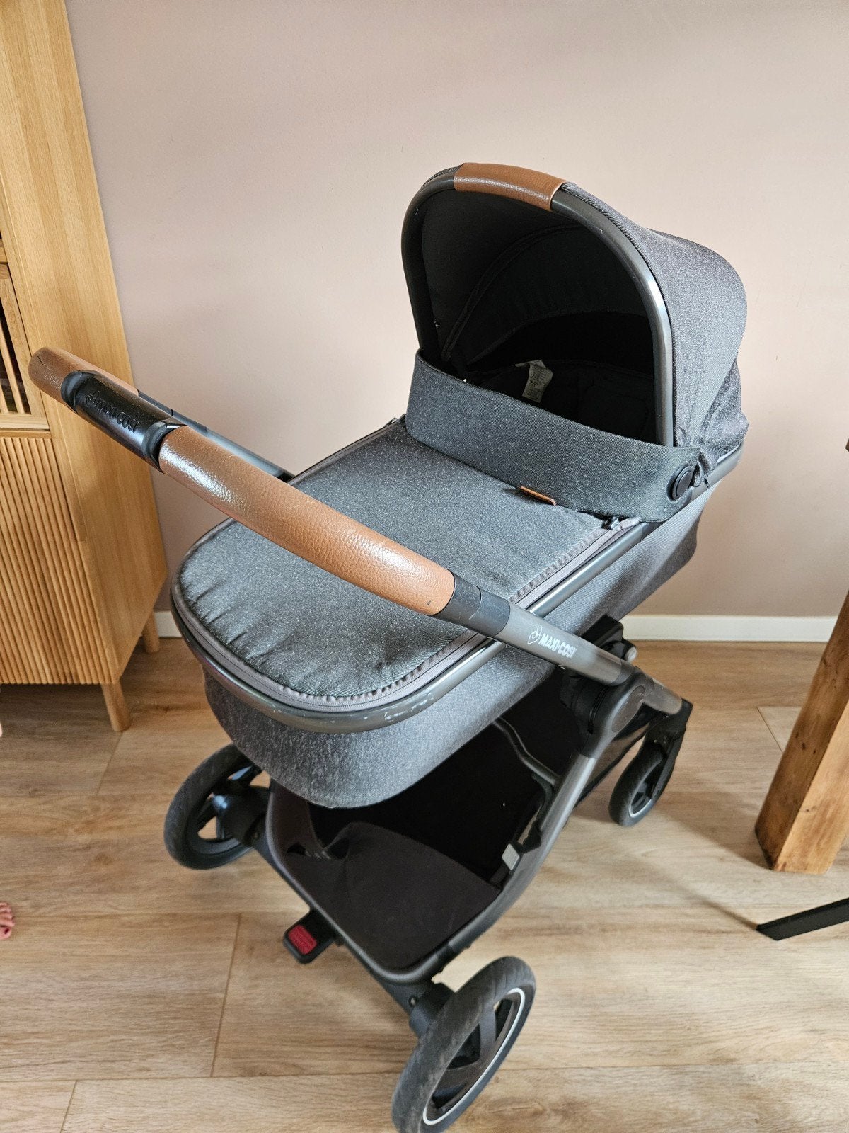 Maxi-Cosi Kinderwagen met Oria Reiswieg en Accessoires, Ophalen, Gebruikt, Combiwagen, Met reiswieg