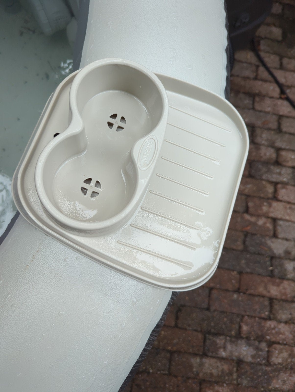 Intex bekerhouder voor jacuzzi of zwembad - 2 stuks, Ophalen of Verzenden, Zo goed als nieuw, Overige typen