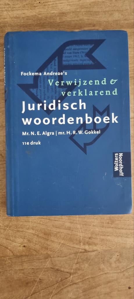 Fockema Andreae's Juridisch woordenboek - 11e druk, Gelezen, Koenen of Wolters, Nederlands, Ophalen of Verzenden