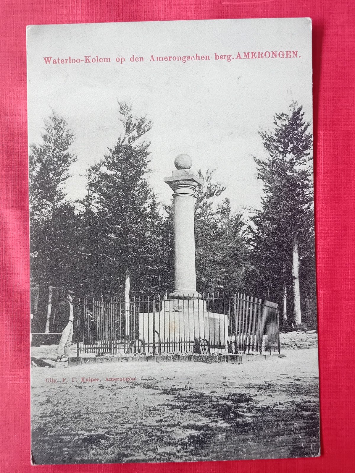 Ansichtkaart Amerongen, Verzamelen, Ansichtkaarten | Nederland, Ophalen of Verzenden, Noord-Holland